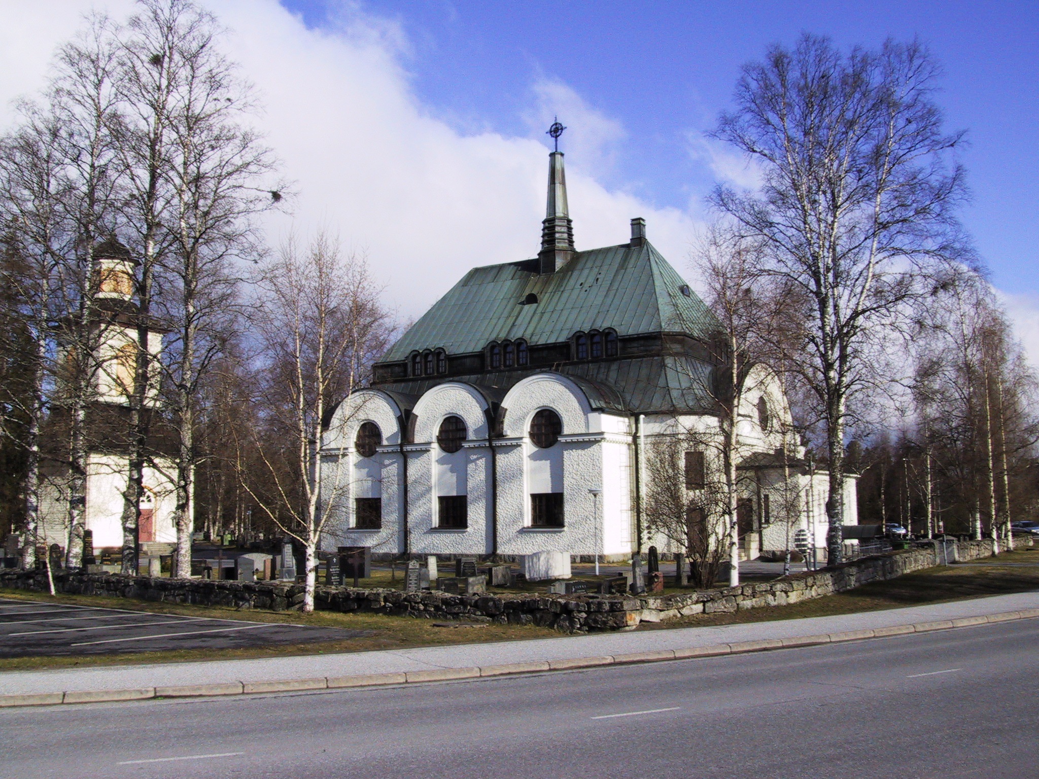 Alavuden kirkko valmistui vuonna 1914 ja sen on suunnitellut arkkitehti Kauno S. Kallio.